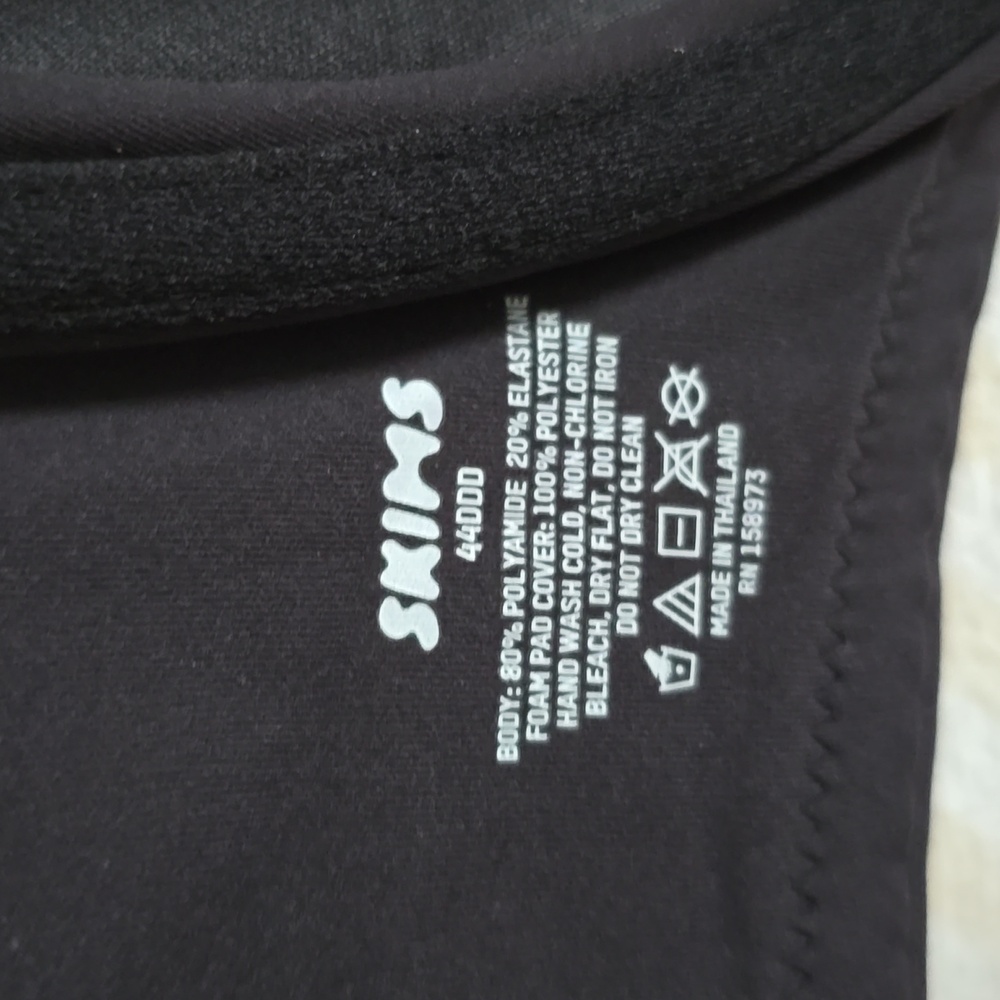 SKIMS Fits Everbody Full Coverage Size:44DDD (44F) Onyx - Picture 4 of 4